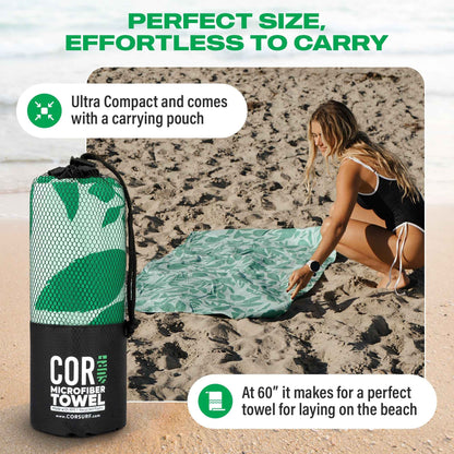 COR Surf Travel Bundle Gift Set – Toiletry Bag, Compression Packing Cubes & Microfiber Towel