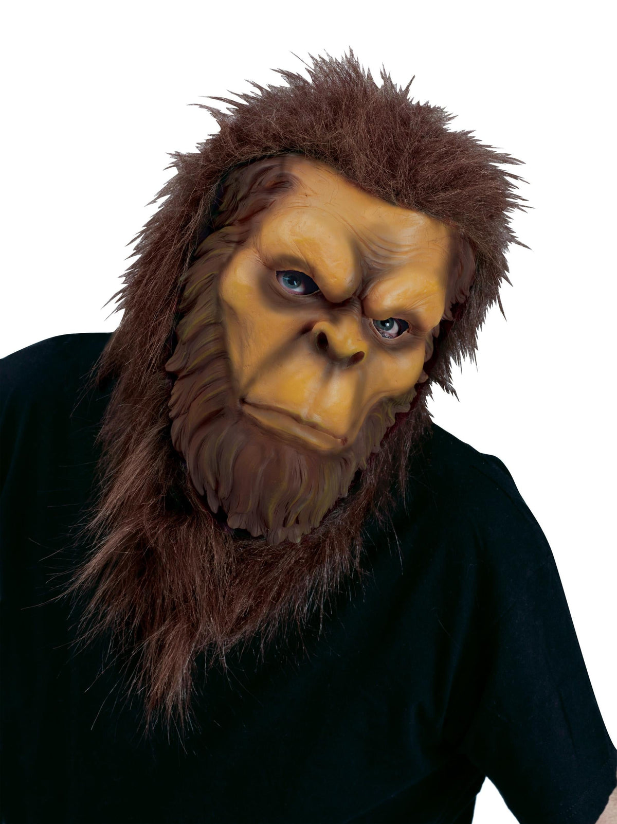 Bigfoot Sasquatch Monster Mask - Adult Full Head Shaggy Brown