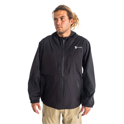 Black Fin — The Outback Waterproof Rain Jacket with IPX8 Dry Bag Pocket | XS–4XL