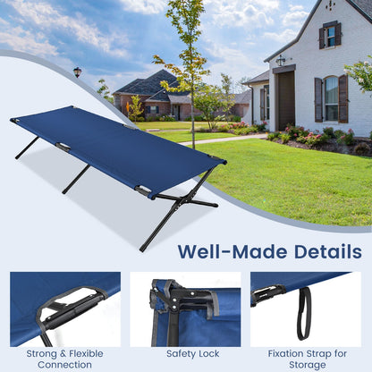 Folding Camping Cot for Adults and Kids with Carry Bag