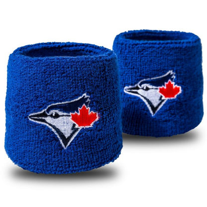 Franklin MLB 2.5" Wristbands | Official Team Logo | Terrycloth | One Size | 29 Teams - Niksstuff