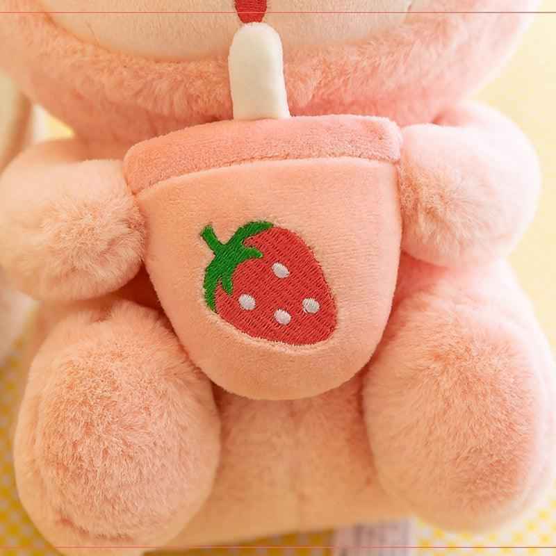 Boba Pig Stuffed Animal – Kawaii Bubble Tea Plush