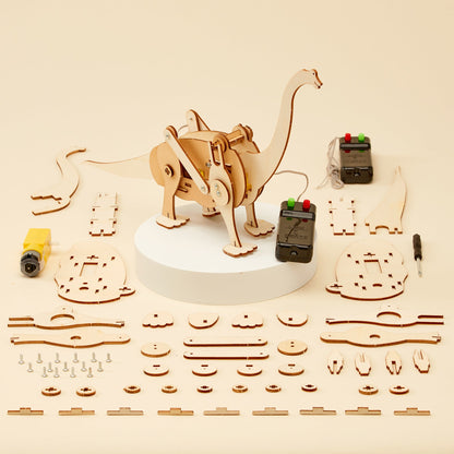 Brachiosaurus Robot DIY Kit | Educational STEM Toy for Kids 8+ - Niksstuff