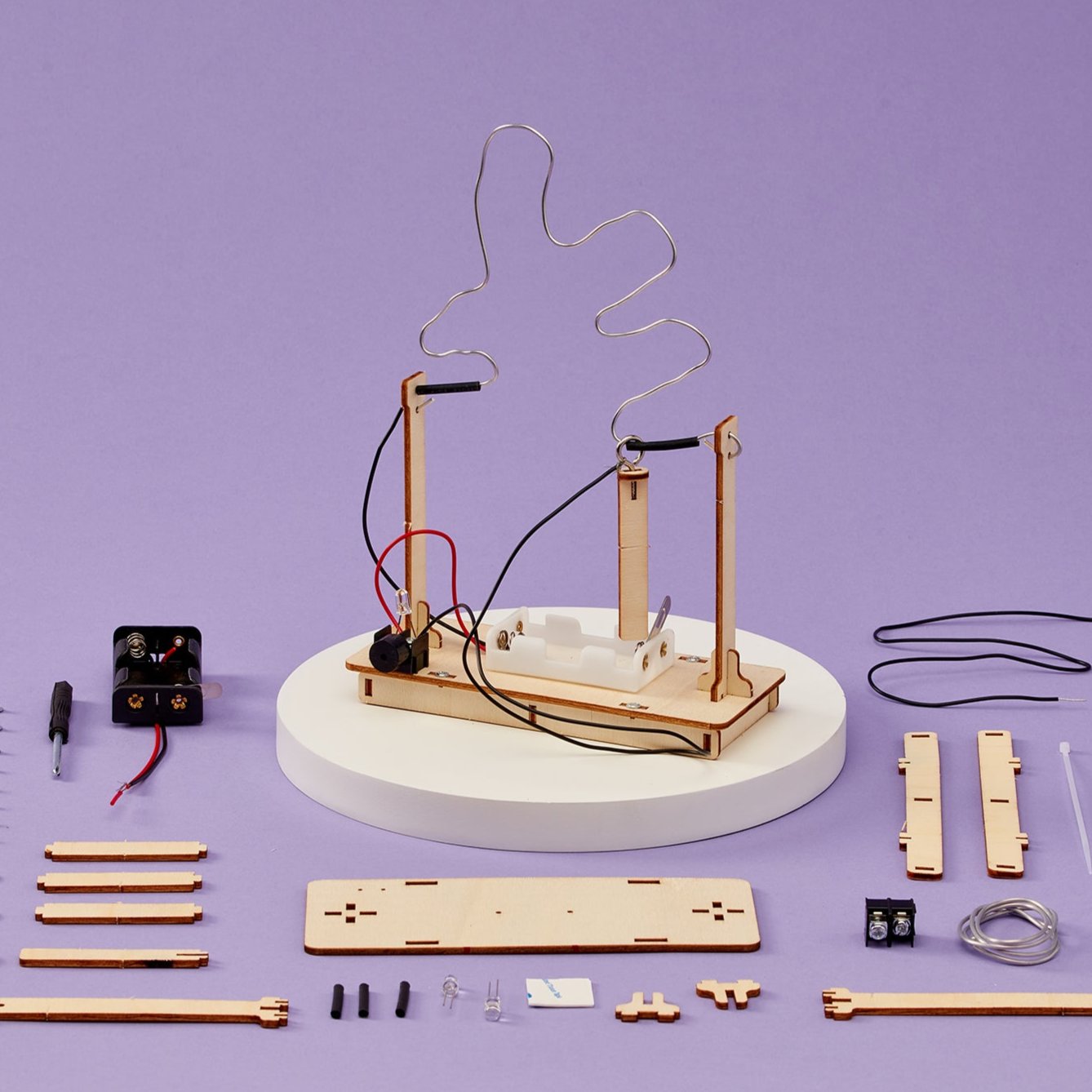 Buzz Wire Game DIY Kit | Educational STEM Toy for Kids Ages 8+ - Niksstuff