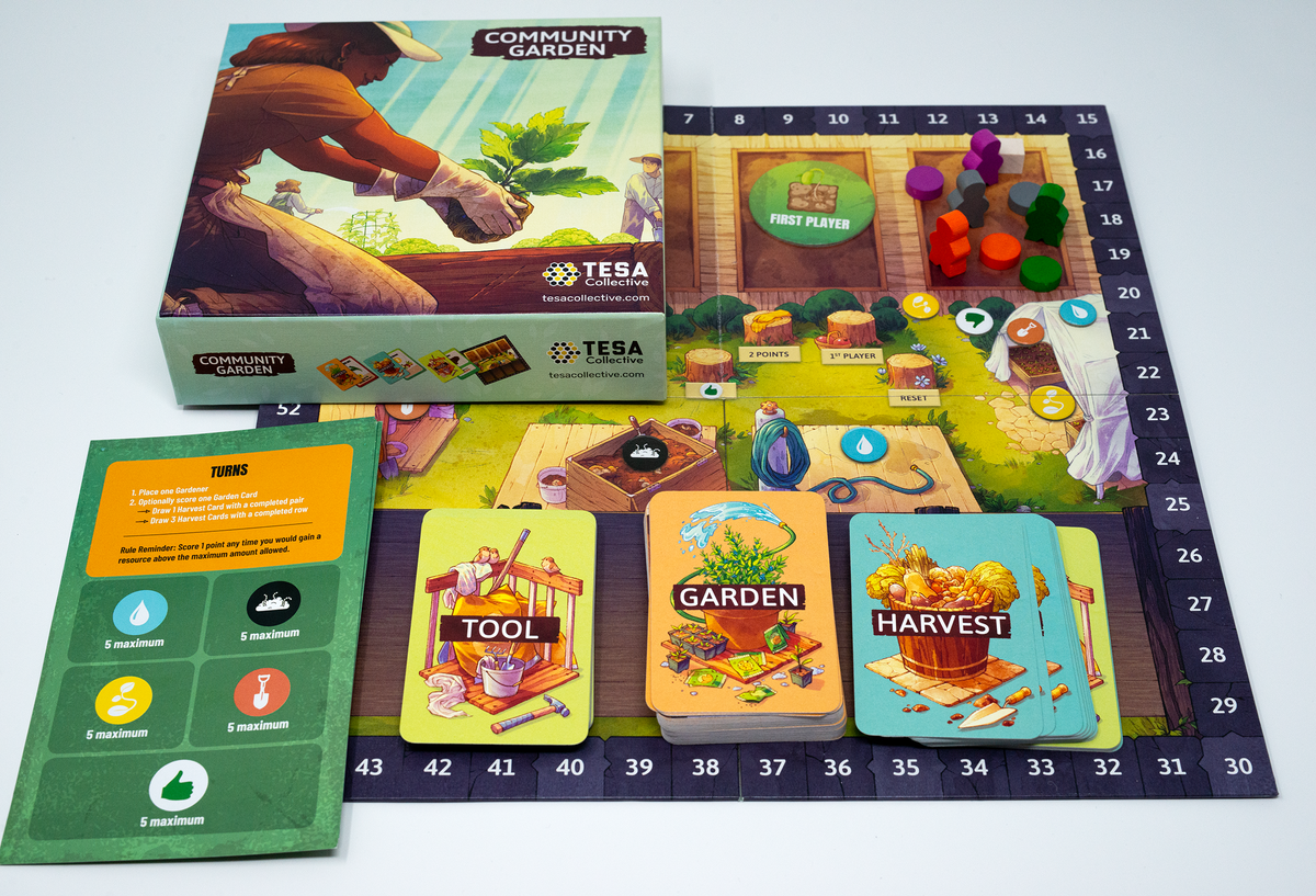 Community Garden: The Board Game - 2-4 Players Strategic Game