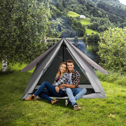 Pop-Up Camping Tent for 2-3 People with Rainfly & Carry Bag