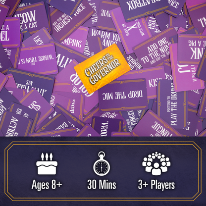 Cheers to the Governor Card Game by Lost Boy Entertainment - Niksstuff