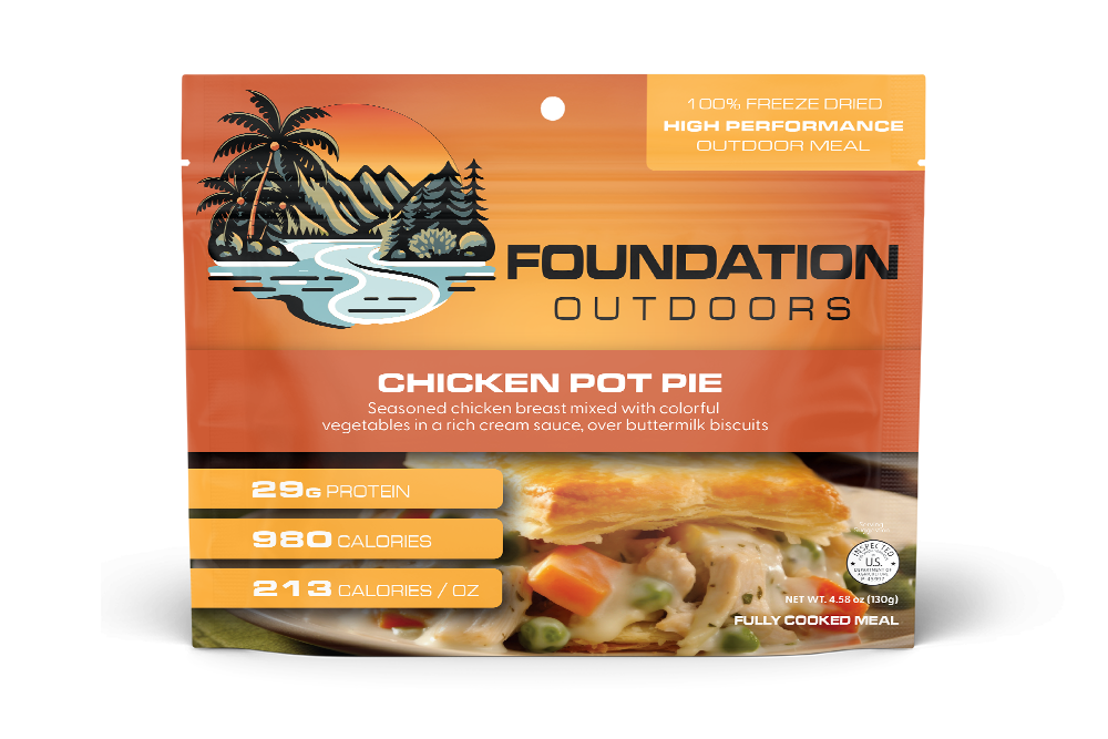 Foundation Outdoors Chicken Pot Pie - 100% Freeze Dried Meal
