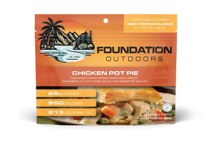 Foundation Outdoors Chicken Pot Pie - 100% Freeze Dried Meal