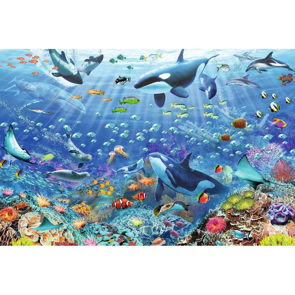 Colorful Underwater World 3000-Piece Jigsaw Puzzle by Ravensburger