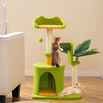 Palm Cat Tree for Indoor Cats | Scratching Post, Condo & Perch - Niksstuff