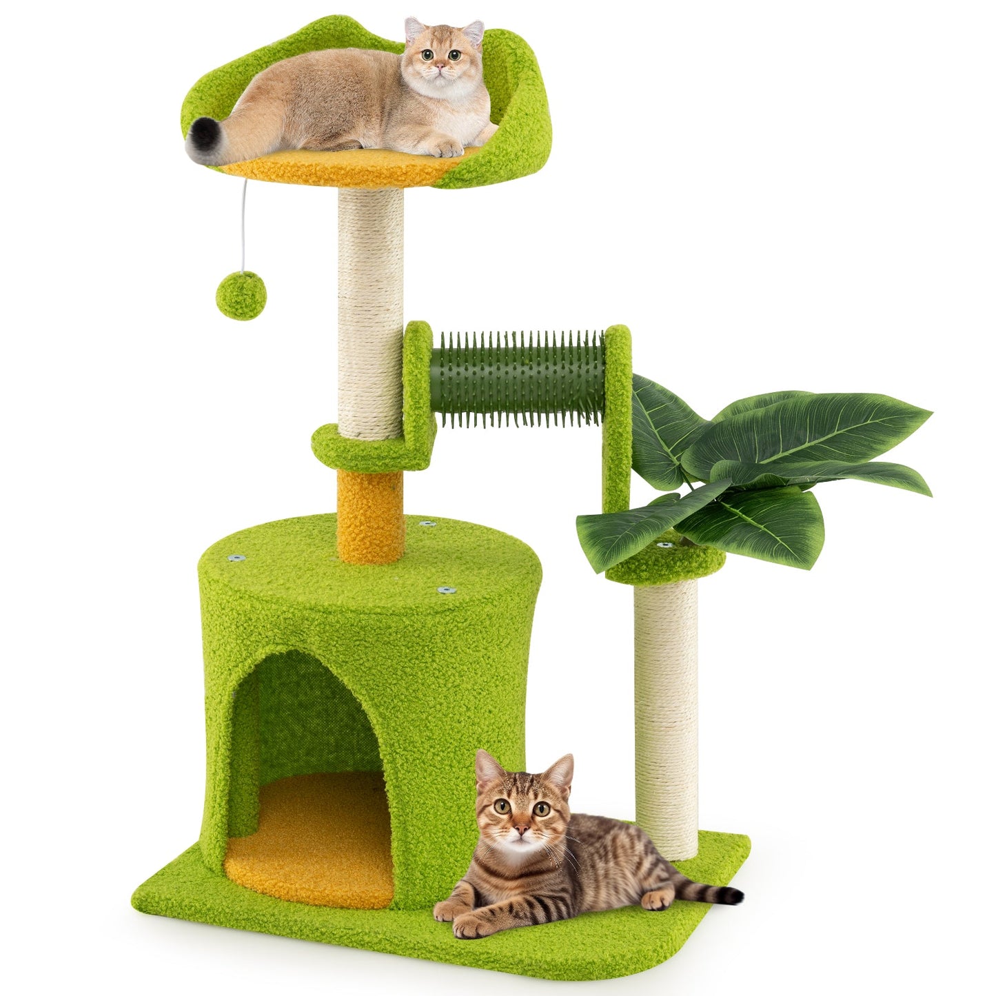 Palm Cat Tree for Indoor Cats | Scratching Post, Condo & Perch - Niksstuff