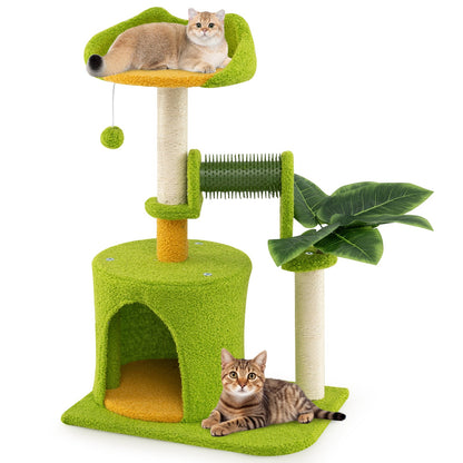 Palm Cat Tree for Indoor Cats | Scratching Post, Condo & Perch - Niksstuff