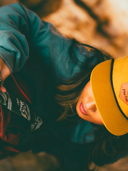 Pike Trail Rawhide Leather Patch Hat | Snapback | 6 Styles