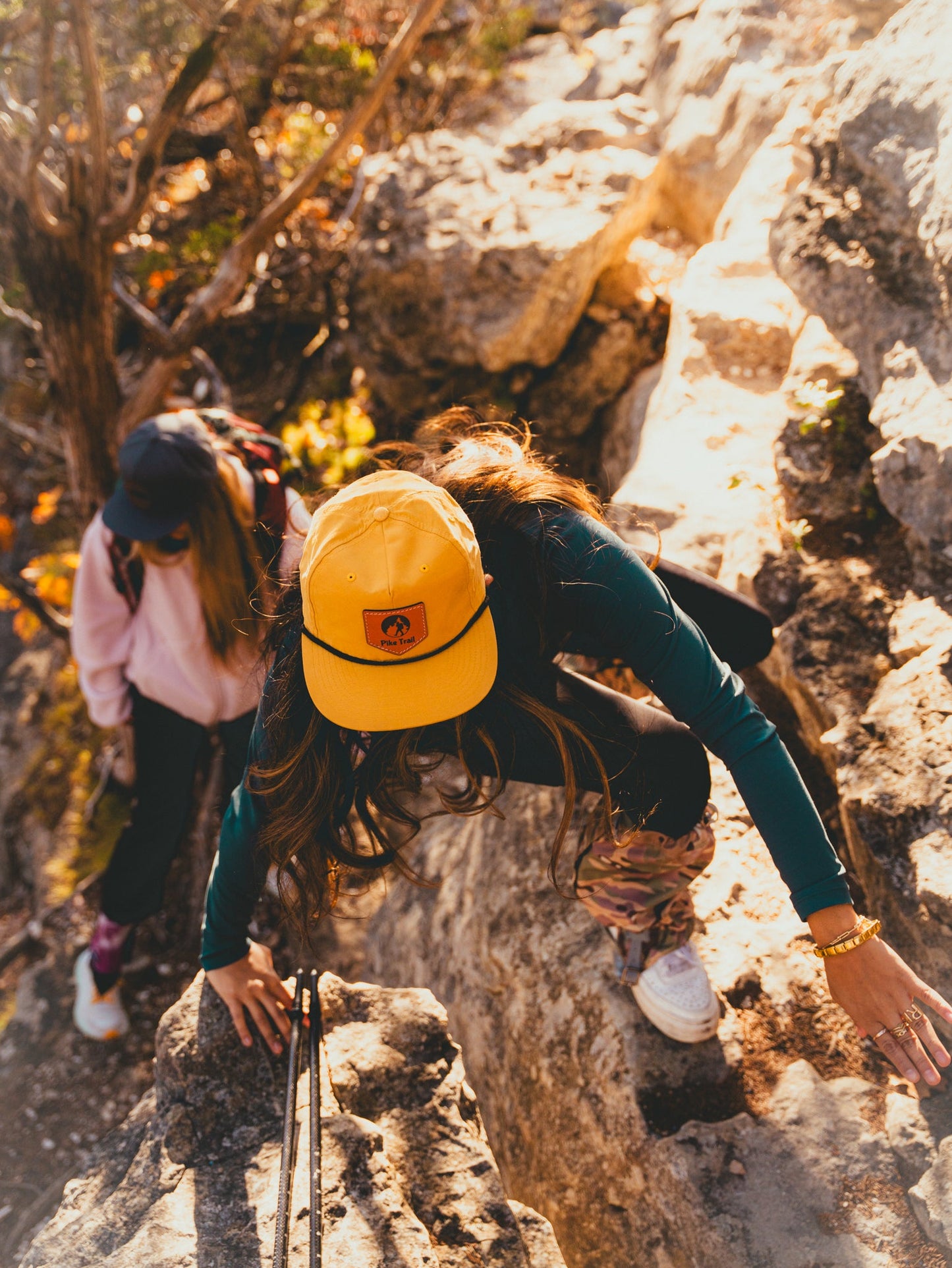 Pike Trail Rawhide Leather Patch Hat | Snapback | 6 Styles