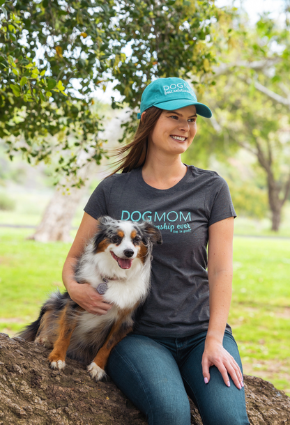Dog is Good — Dog Mom Hat | Embroidered | Turquoise | Adjustable
