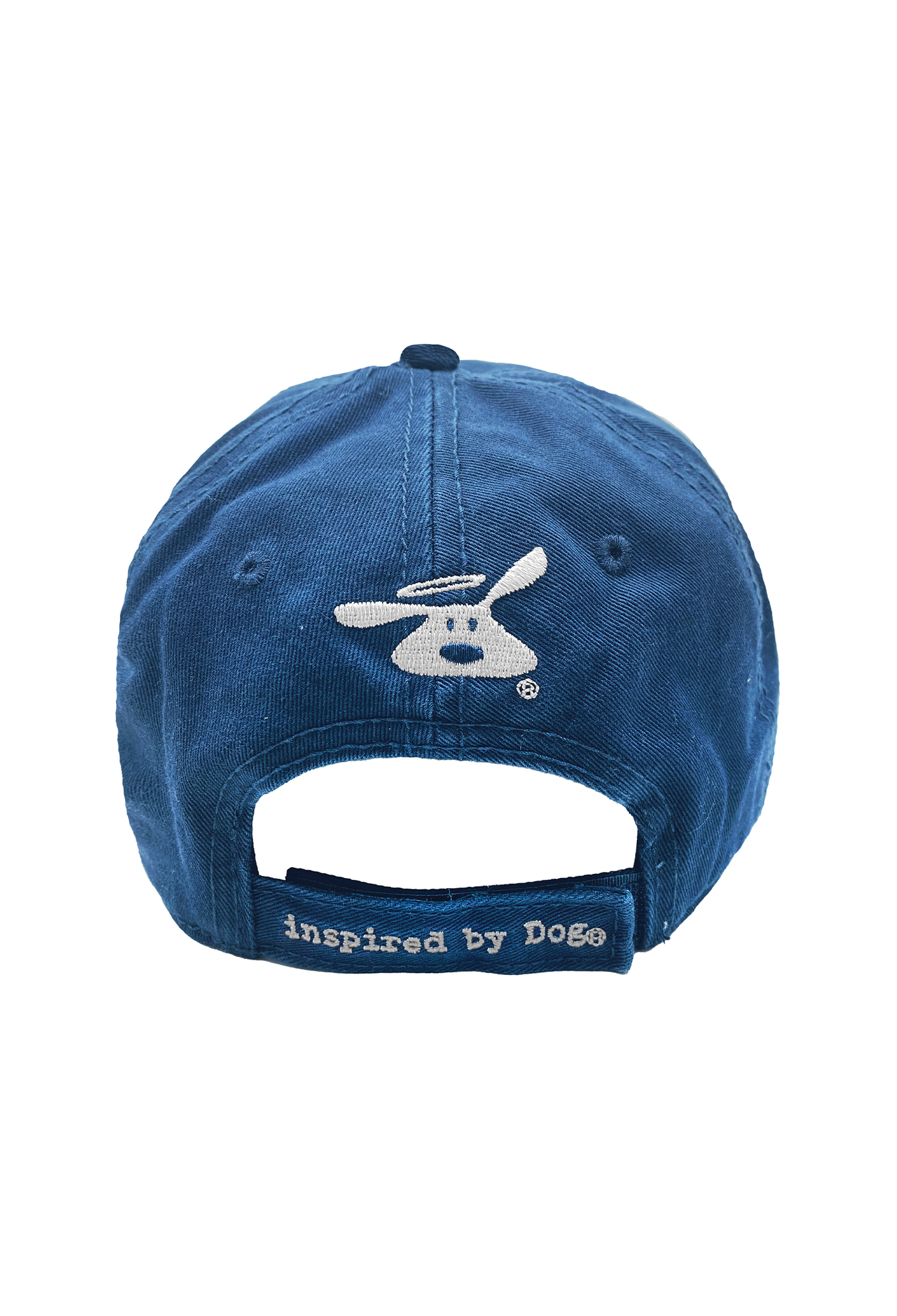 Dog is Good — Never Drink Alone Hat | Embroidered | Classic Blue | Velcro Strap