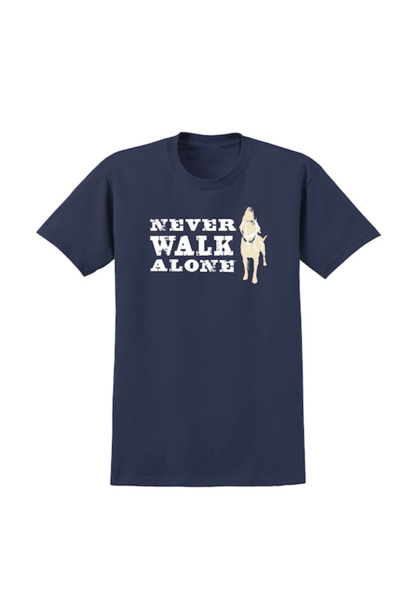 Dog is Good — Never Walk Alone T-Shirt | Front & Back Graphic | Heavyweight 100% Cotton | Unisex | S–3XL