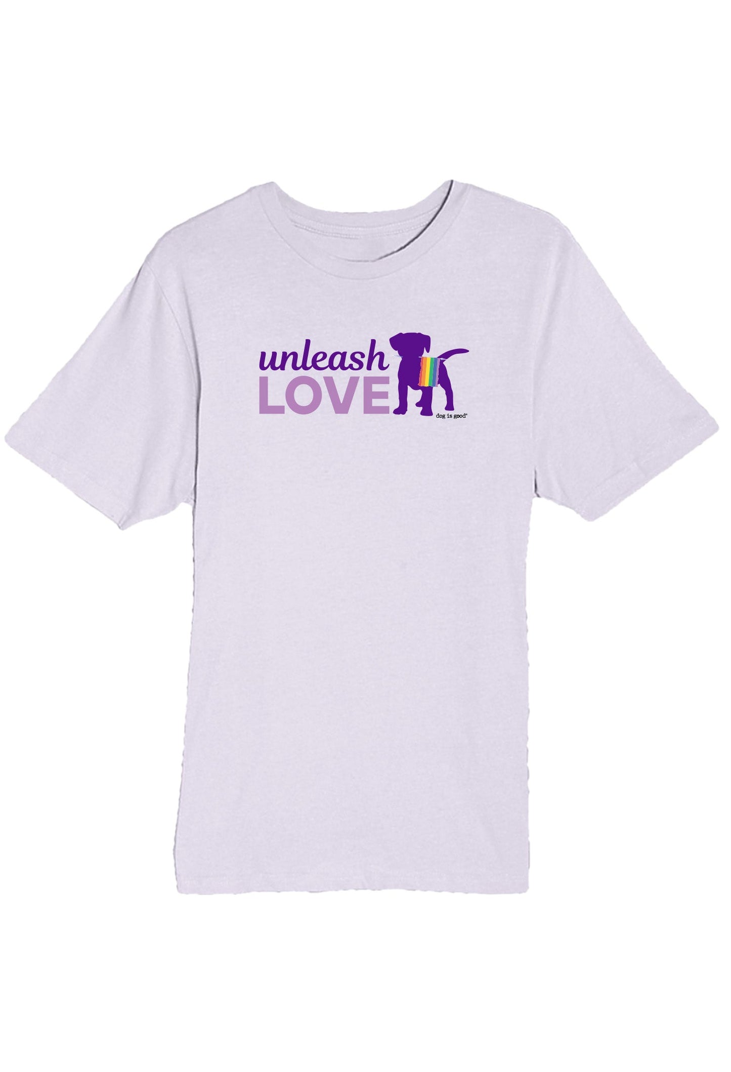 Dog is Good — Unleash Love T-Shirt | Lilac | 100% Cotton | Unisex | S–3XL