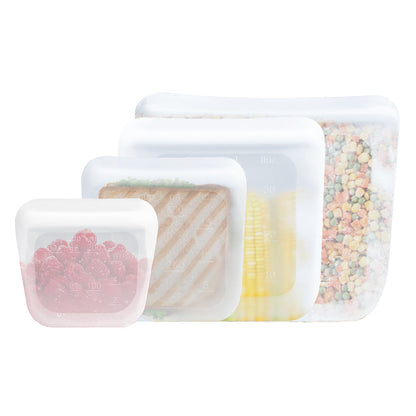 purifyou Reusable Silicone Food Storage Bags - Set of 5