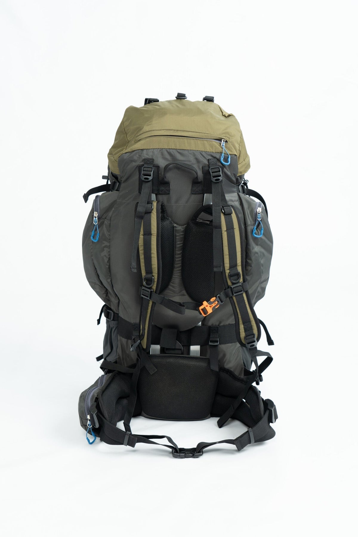 River Country Gear 70L Backpacking Pack – Adjustable Torso, Rainfly, 4 lbs 1 oz