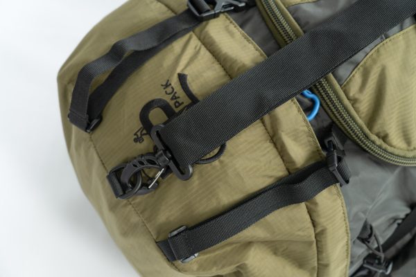 River Country Gear 70L Backpacking Pack – Adjustable Torso, Rainfly, 4 lbs 1 oz