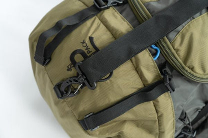 River Country Gear 70L Backpacking Pack – Adjustable Torso, Rainfly, 4 lbs 1 oz