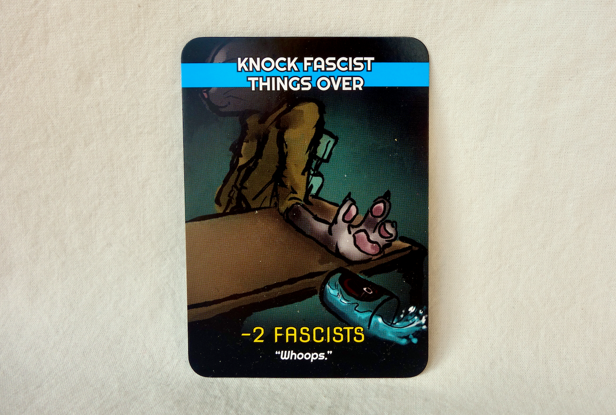 Space Cats Fight Fascism Cooperative Board Game 2-4 Players