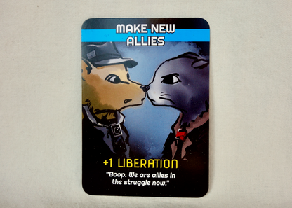Space Cats Fight Fascism Cooperative Board Game 2-4 Players