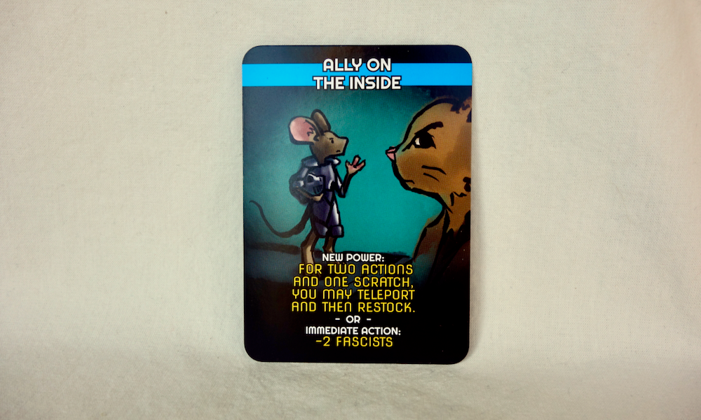 Space Cats Fight Fascism Cooperative Board Game 2-4 Players