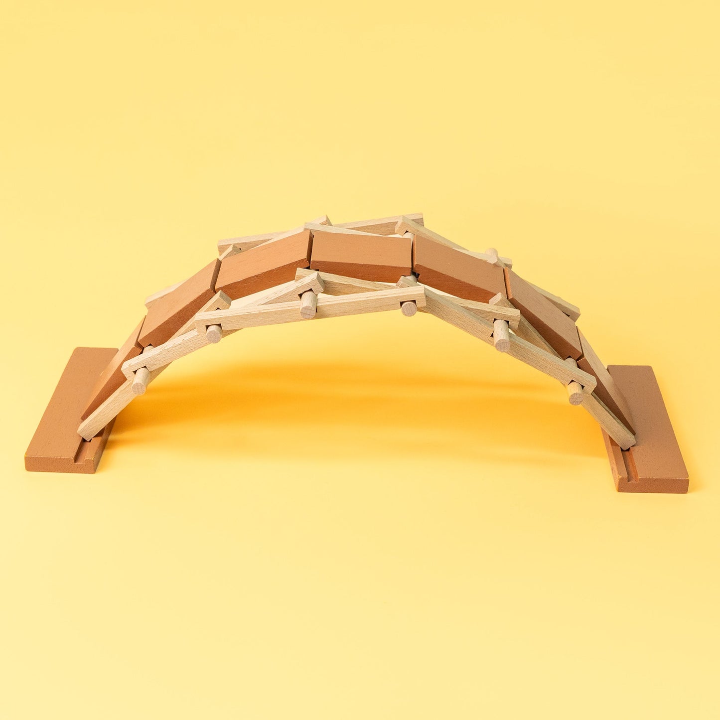 DIY Leonardo da Vinci Self-Supporting Bridge Kit | STEM Engineering | Wooden Arch Bridge Model