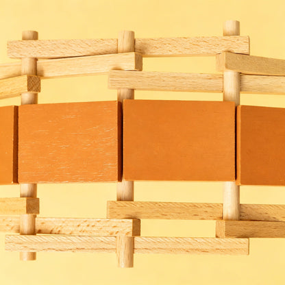 DIY Leonardo da Vinci Self-Supporting Bridge Kit | STEM Engineering | Wooden Arch Bridge Model
