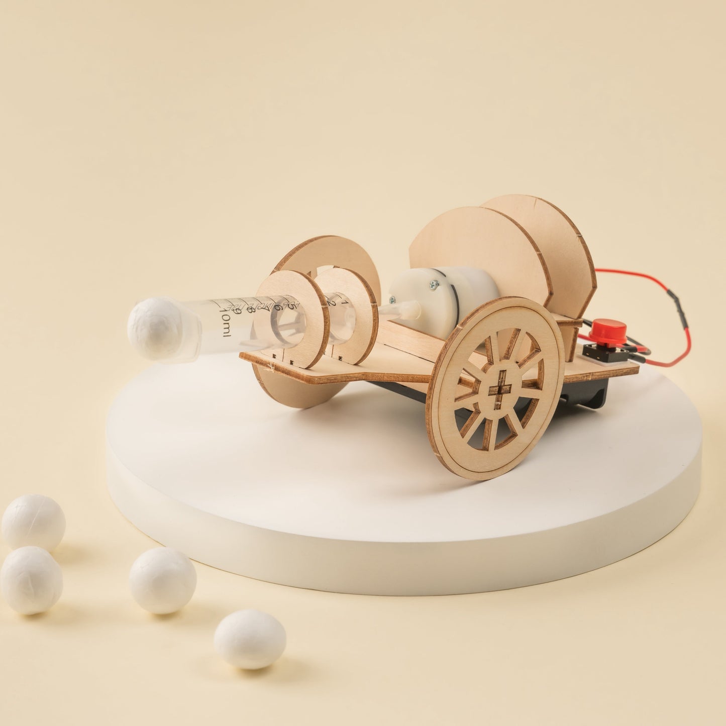 Cannon DIY Kit | Educational STEM Toy for Kids Ages 8+ - Niksstuff