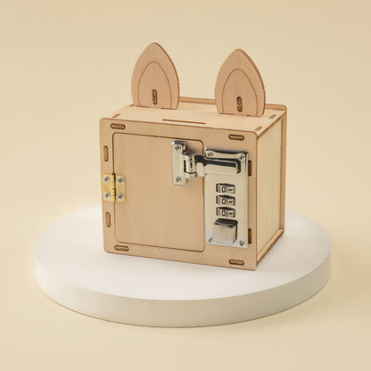 Combination Lock Box DIY Kit | STEM Toy & Phone Holder for Kids 8+ - Niksstuff