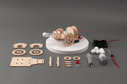 Cannon DIY Kit | Educational STEM Toy for Kids Ages 8+ - Niksstuff