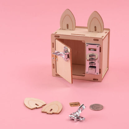 Combination Lock Box DIY Kit | STEM Toy & Phone Holder for Kids 8+ - Niksstuff