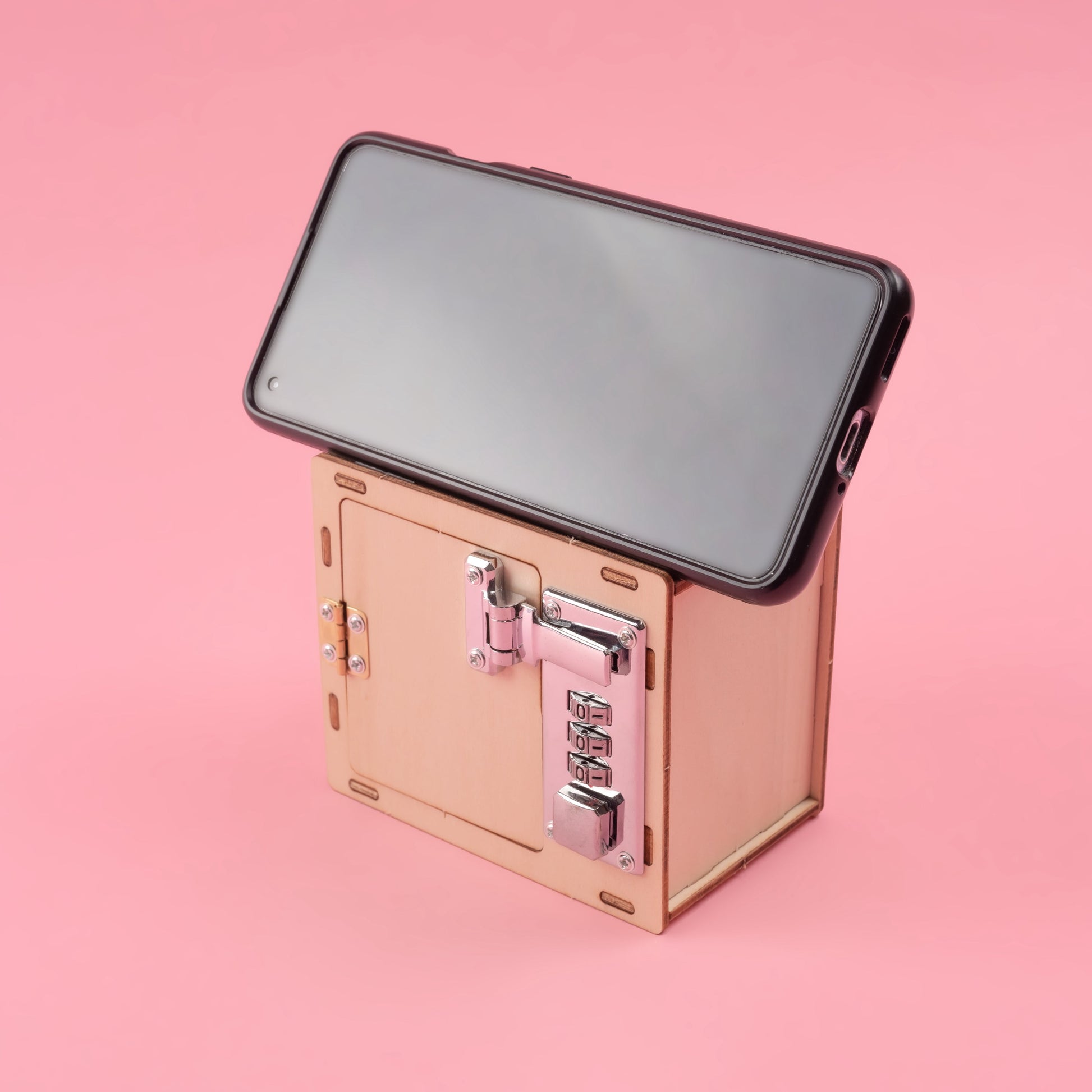 Combination Lock Box DIY Kit | STEM Toy & Phone Holder for Kids 8+ - Niksstuff