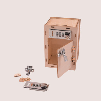 Combination Lock Box DIY Kit | Mechanical Engineering STEM Toy 8+ - Niksstuff