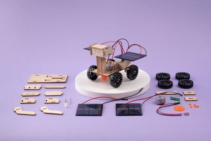 Solar Mars Rover DIY Kit | Space & Clean Energy STEM Toy Ages 8+ - Niksstuff