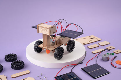 Solar Mars Rover DIY Kit | Space & Clean Energy STEM Toy Ages 8+ - Niksstuff