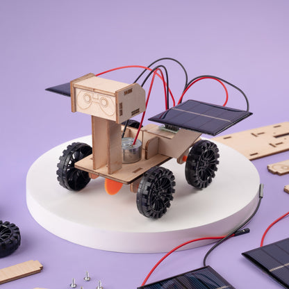Solar Mars Rover DIY Kit | Space & Clean Energy STEM Toy Ages 8+ - Niksstuff