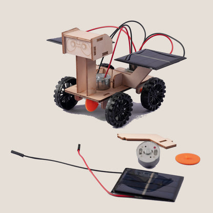 Solar Mars Rover DIY Kit | Space & Clean Energy STEM Toy Ages 8+ - Niksstuff