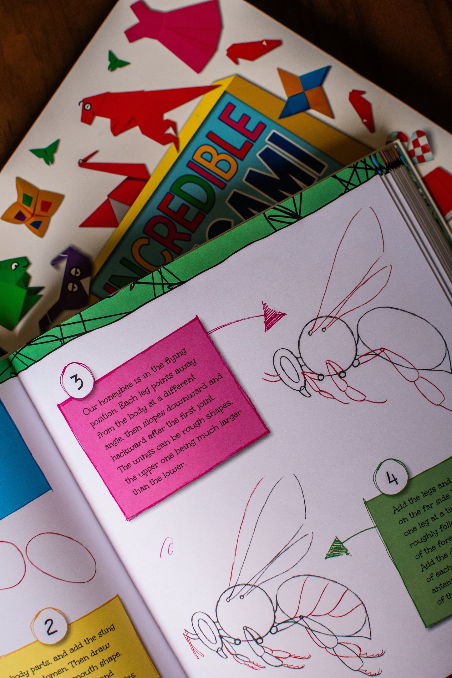 Creative Kids Activity Book Bundle | Origami & Drawing | 2-Book Set
