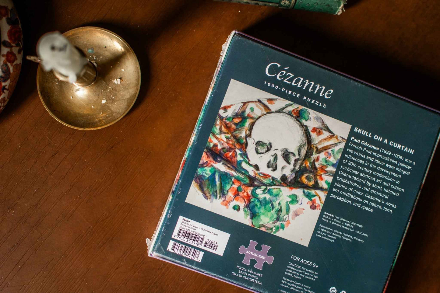 Skull on a Curtain 1,000-Piece Puzzle | Paul Cézanne | teNeues