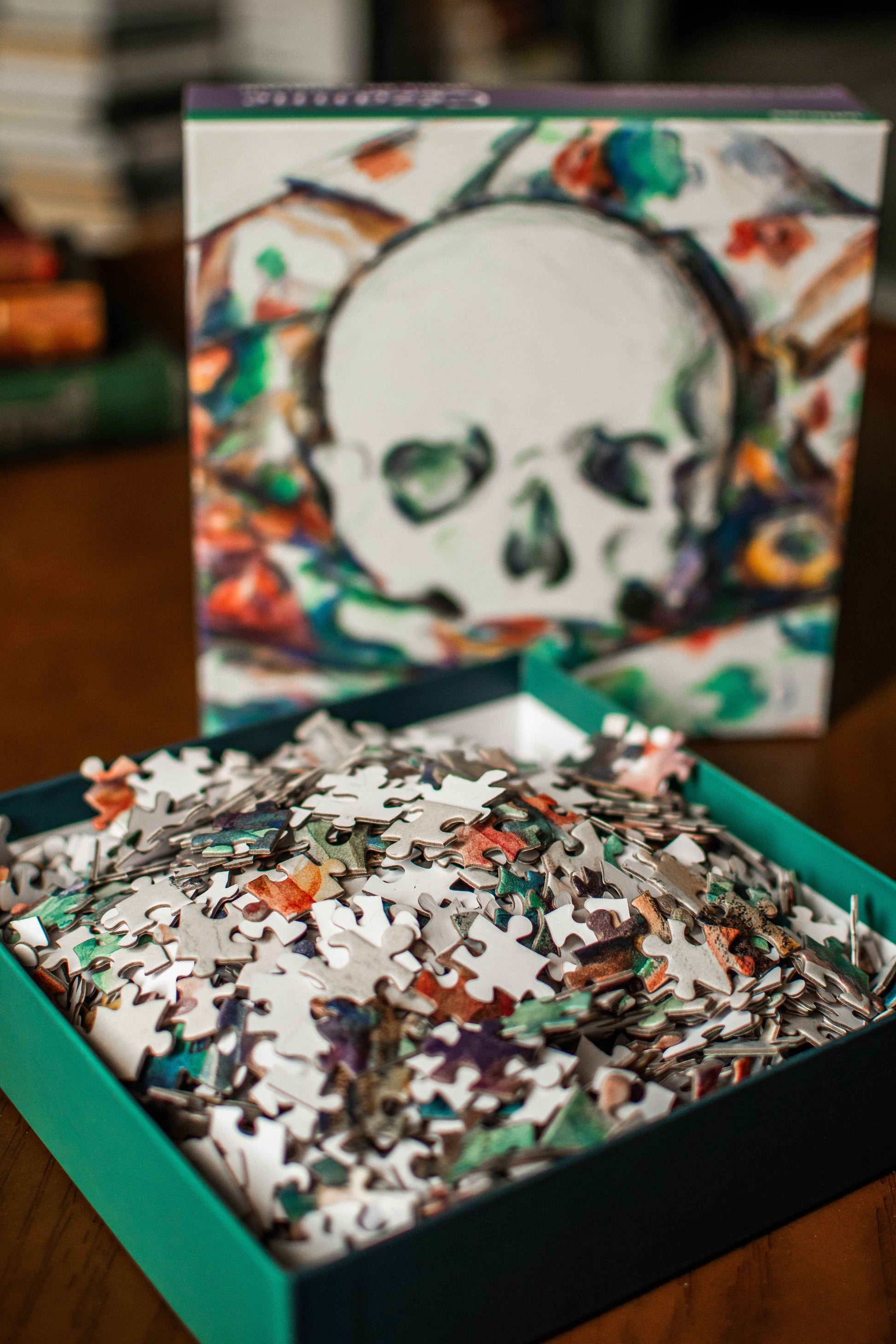 Skull on a Curtain 1,000-Piece Puzzle | Paul Cézanne | teNeues