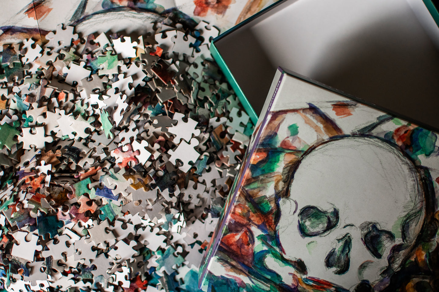 Skull on a Curtain 1,000-Piece Puzzle | Paul Cézanne | teNeues