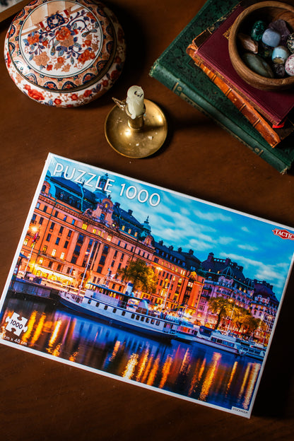 Stockholm Harbor 1,000-Piece Jigsaw Puzzle | Puzzle Lovers by Tactic | 67 × 48 cm