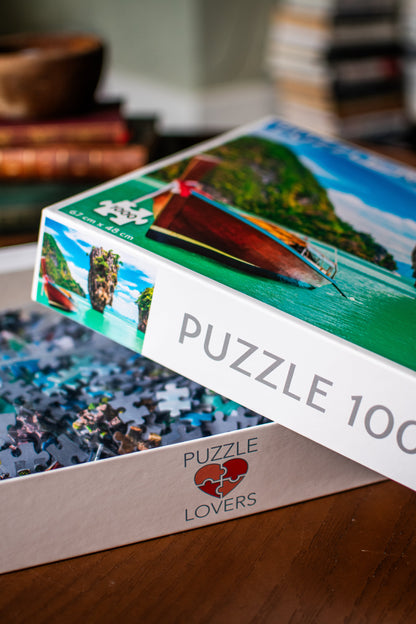 Exotic Beach 1,000-Piece Jigsaw Puzzle | Puzzle Lovers by Tactic | 67 × 48 cm