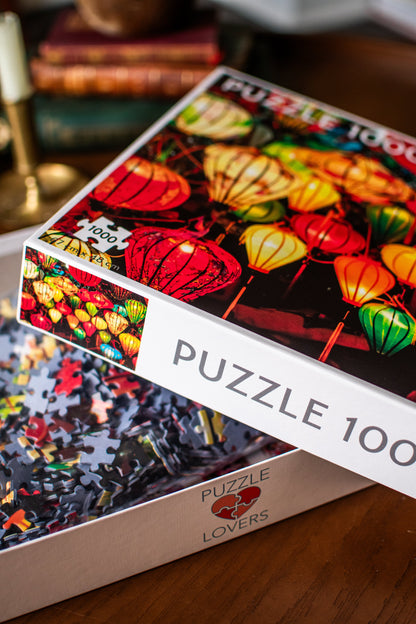 Colorful Lanterns 1,000-Piece Jigsaw Puzzle | Puzzle Lovers by Tactic | 67 × 48 cm