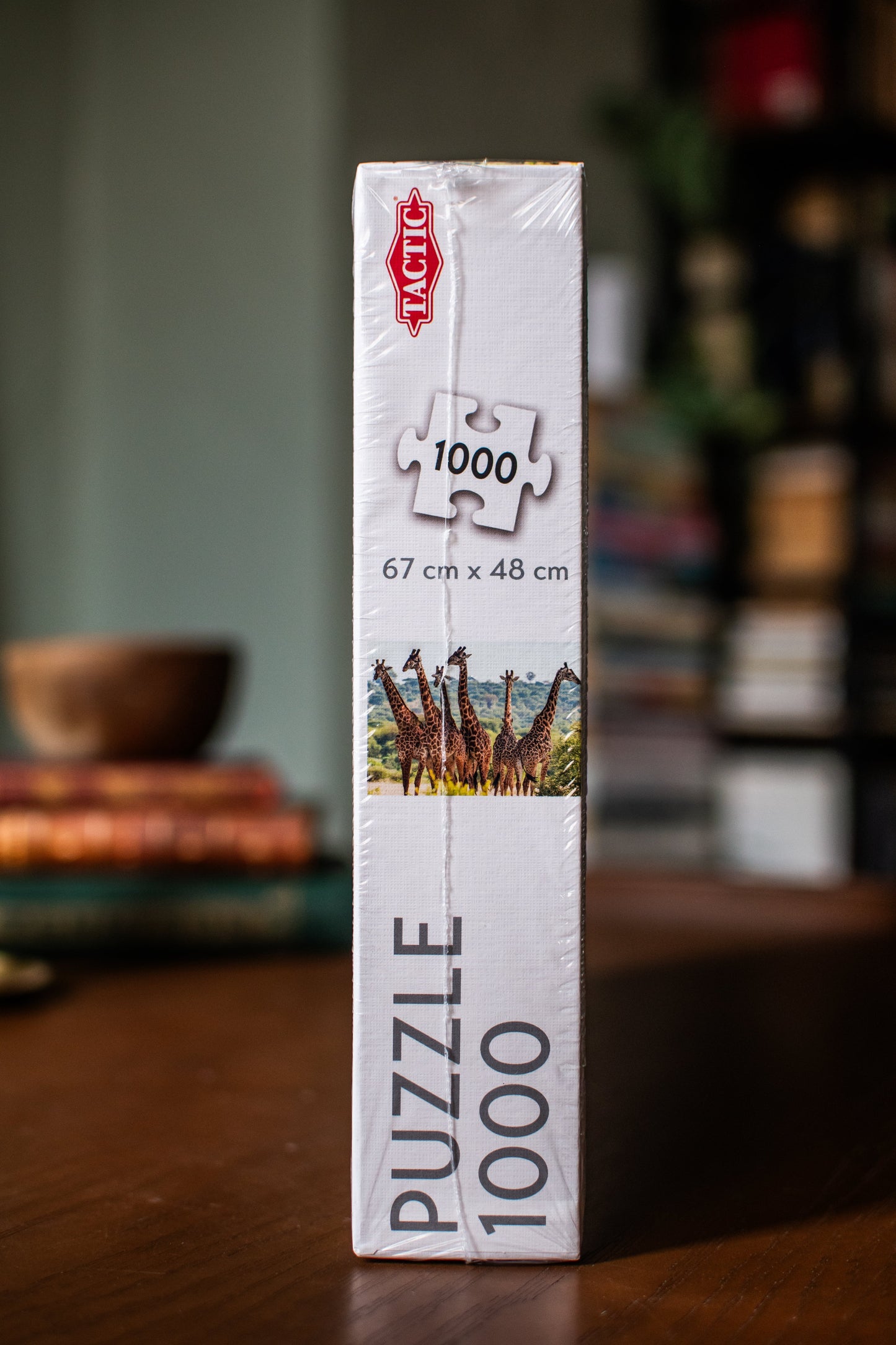 Giraffe Family 1,000-Piece Jigsaw Puzzle | Puzzle Lovers by Tactic | 67 × 48 cm